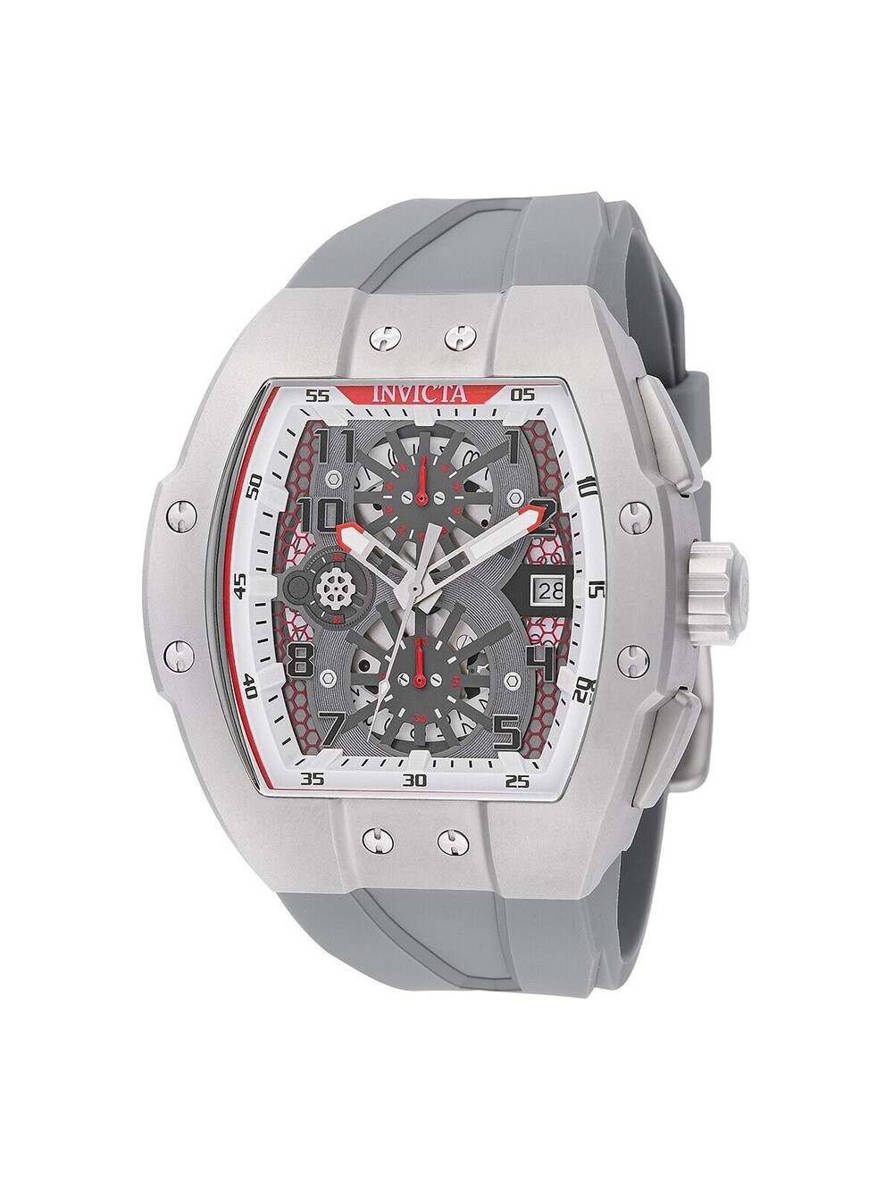 Invicta Racing Gridlock Men's Watch - 47mm, Grey (48026)